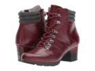 Jambu Burch Water-resistant (deep Red Full Grain Leather/kid Suede) Women's Boots
