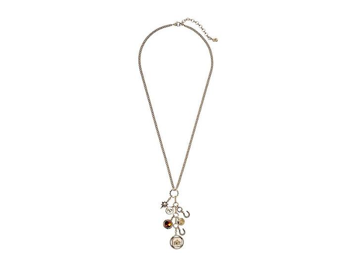 Lauren Ralph Lauren Tortoise 27 Shaky Charm Necklace (gold) Necklace