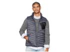 Members Only Down Blend Quilted Puffer Vest (charcoal) Men's Vest