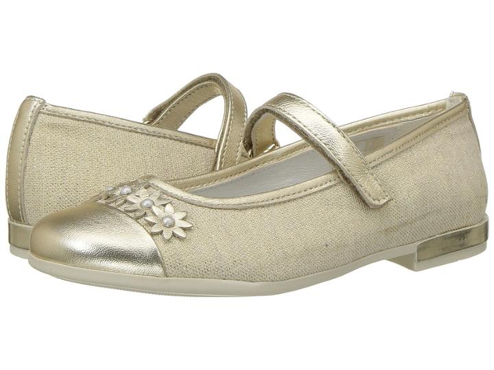 Primigi Kids Pfq 14407 (little Kid) (gold) Girl's Shoes