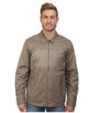 Prana Hardwin Shirt Jacket (earth Grey) Men's Jacket