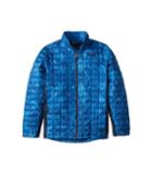 The North Face Kids Thermoball Full Zip Jacket (little Kids/big Kids (turkish Sea Metric Mountain Print/cosmic Blue) Boy's Coat