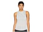 Adidas Made 2 Move 3-stripes Tank Top (grey Two) Women's Sleeveless