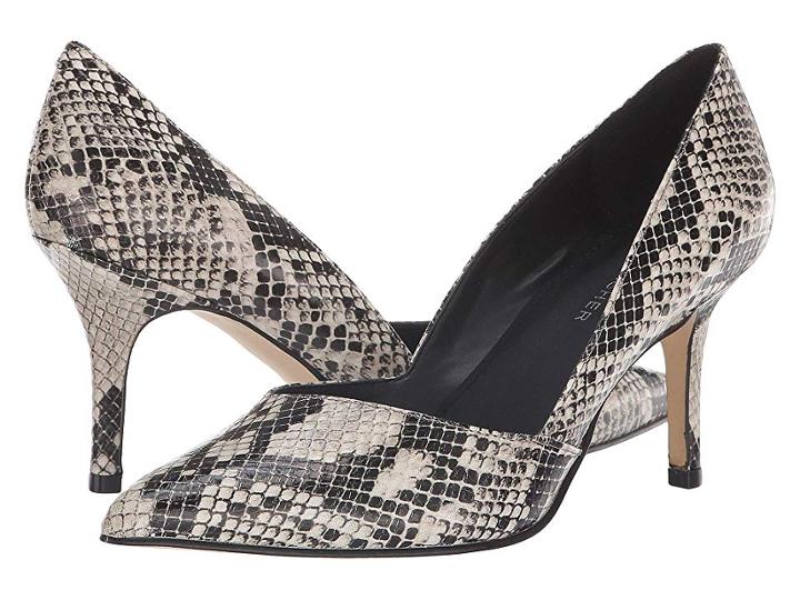 Marc Fisher Tuscany 2 (natural/black New Soft Snake Pu) Women's Shoes