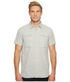 The North Face Short Sleeve Monanock Utility Shirt (mid Grey) Men's Short Sleeve Button Up
