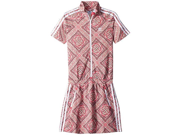 Adidas Originals Kids Stained Glass Graphic Dress (little Kids/big Kids) (multicolor/white) Girl's Dress