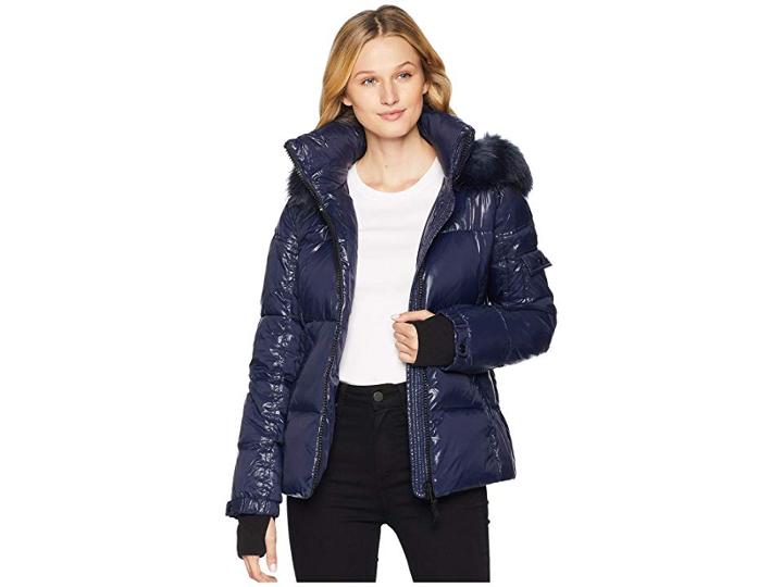 S13 Fur Kylie (navy/navy) Women's Coat