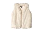 Bardot Junior Fur Waistcoat (big Kids) (pebble Ivory) Girl's Coat