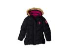 U.s. Polo Assn. Kids Bubble Coat (big Kids) (black) Girl's Coat