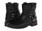 Frye Smith Harness Short (black Tumbled Full Grain) Women's Pull-on Boots