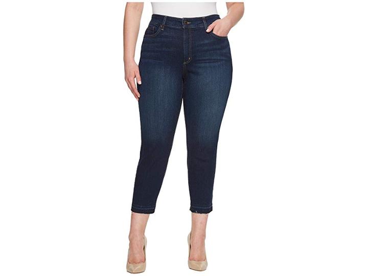 Nydj Plus Size Plus Size Alina Ankle W/ Released Hem In Bezel (bezel) Women's Jeans