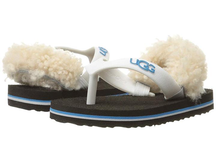 Ugg Kids Yia Yia Ii Neon (infant/toddler) (white/azul) Girls Shoes