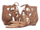 Sam Edelman Dawson (golden Caramel Suede) Women's Dress Sandals