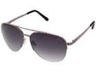 Betsey Johnson Bj472110 (pink/black) Fashion Sunglasses