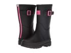 Joules Kids Field Welly Rain Boot (toddler/little Kid/big Kid) (black) Girls Shoes