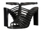 Sigerson Morrison Ilyssa (black Cloth Nappa) Women's Shoes
