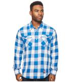 Levi's(r) Mens Chicago Cubs Buffalo Western Shirt (blue) Men's Clothing
