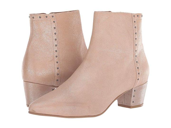 Seychelles Wake Up Bootie (blush Metallic Leather) Women's Boots