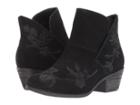 Me Too Zena (black Floral Suede) Women's  Boots