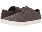 Toms Paseo (chocolate Brown Herringbone Woolen) Men's Lace Up Casual Shoes