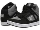 Dc Kids Rebound Tx Se (little Kid/big Kid) (black/grey/black) Boys Shoes