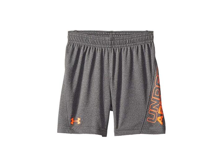 Under Armour Kids Kick Off Solid Shorts (toddler) (carbon Heather) Boy's Shorts