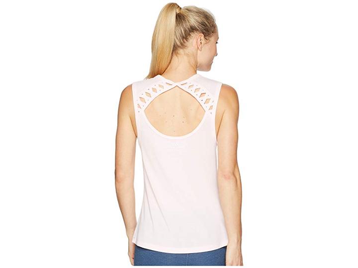 Lorna Jane Billie Tank Top (pastel Pink Marl) Women's Sleeveless