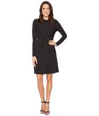 Michael Michael Kors Starbright Twist Dress (black/white) Women's Dress