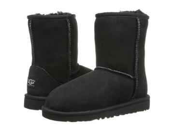 Ugg Kids Classic (little Kid/big Kid) (black) Kids Shoes