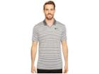 Nike Golf Dri-fittm Mini-stripe Victory Polo (dark Grey/white/black) Men's Clothing