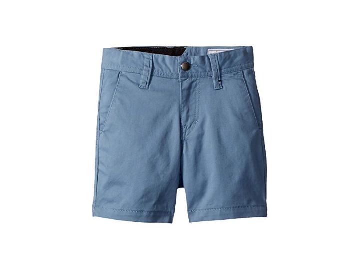 Volcom Kids Frickin Lightweight Shorts (toddler/little Kids) (wrecked Indigo) Boy's Shorts
