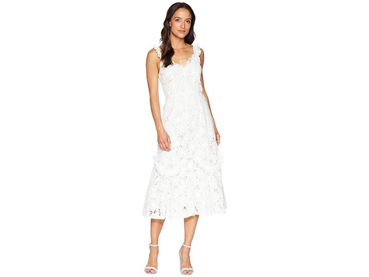 Rebecca Taylor Sleeveless Adrianna Dress (snow) Women's Dress