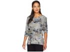 Nally & Millie Abstract Print Boxy Tunic (multi) Women's Blouse