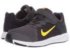 Nike Kids Downshifter 8 (little Kid) (thunder Grey/dynamic Yellow/oil Grey) Boys Shoes