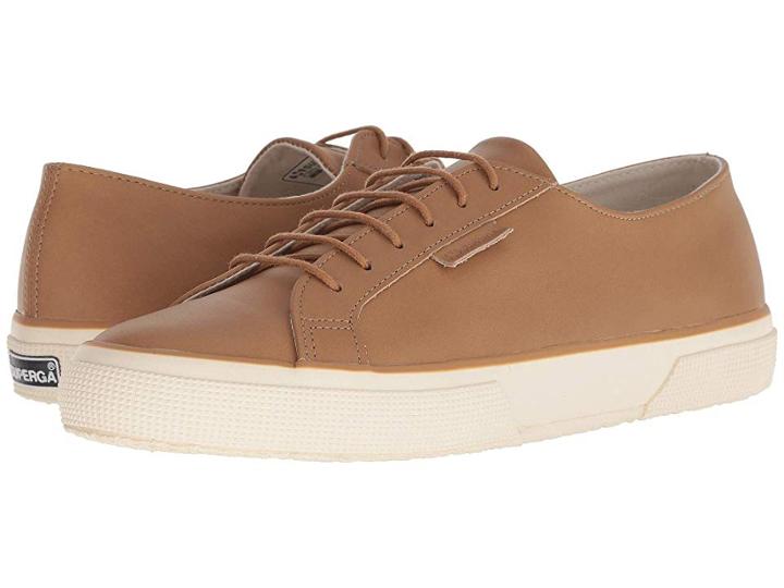 Superga 2750 Fgldyedm (tan Leather) Men's Shoes