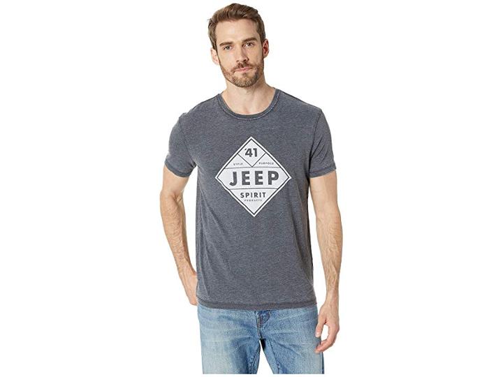 Lucky Brand Jeep Diamond Tee (jet Black) Men's T Shirt