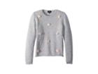 Bardot Junior Pom Pom Sweater (big Kids) (grey Marle) Girl's Sweater
