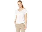 Eddie Bauer Gatecheck Tunic Tee (white) Women's Clothing