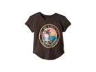 O'neill Kids Hello Kitty(r) You And Me Tee (toddler/little Kids) (washed Black) Girl's T Shirt