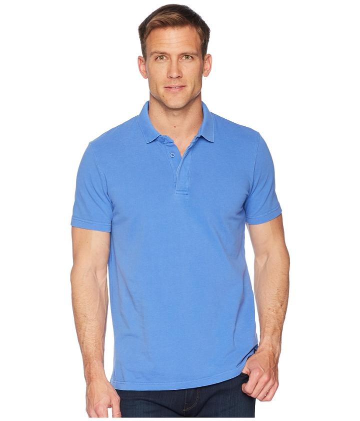 Globe Goodstock Polo (atoll Blue) Men's Clothing