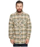 Rip Curl Grizzley Long Sleeve Flannel (khaki) Men's Clothing