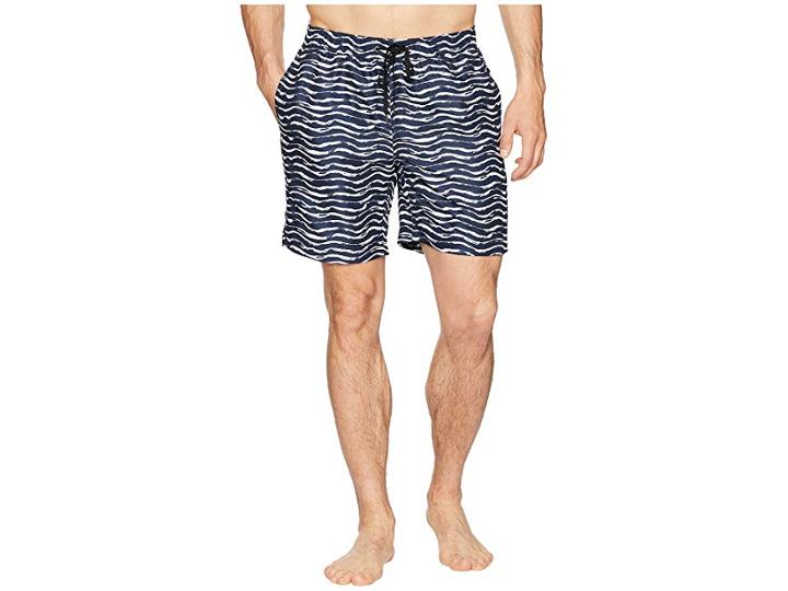 Onia Charles 7 (deep Navy/white) Men's Swimwear