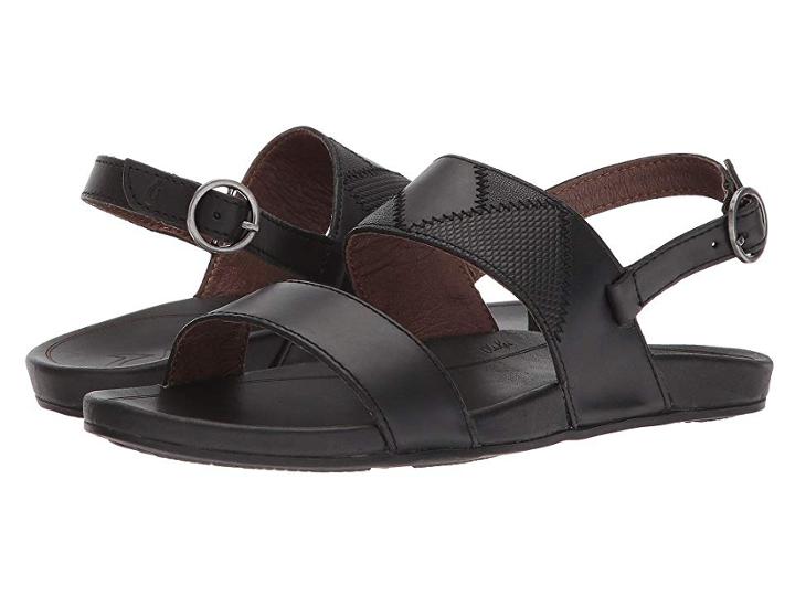 Olukai Hi'ona Pa'i (black/black) Women's Sandals