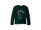 Polo Ralph Lauren Kids Graphic Jersey T-shirt (big Kids) (college Green) Boy's T Shirt