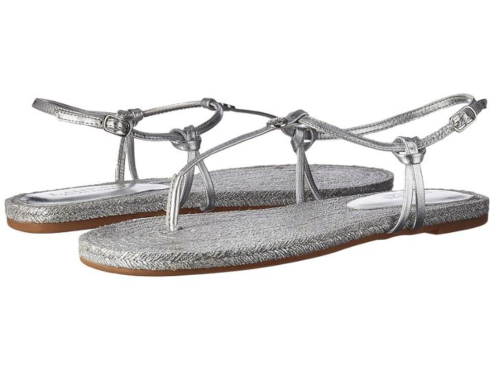 Lauren Ralph Lauren Makayla (rl Silver Metallic Kidskin) Women's Shoes