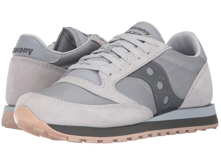 Saucony Originals Jazz Original Cl (windbreaker) (grey/charcoal) Men's Classic Shoes