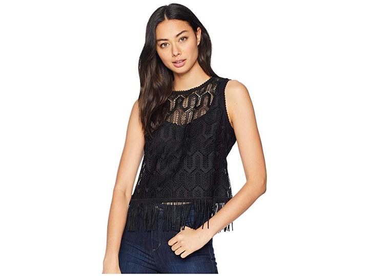 Nanette Lepore Rennie Top (black) Women's Clothing