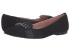 French Sole Chop Flat (black Suede) Women's Shoes