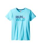 The North Face Kids Short Sleeve Graphic Tee (little Kids/big Kids) (blue Curacao/blue Wing Teal) Girl's Short Sleeve Pullover