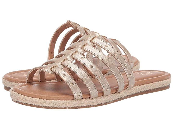A2 By Aerosoles Drop Top (gold Metallic Nappa) Women's Sandals